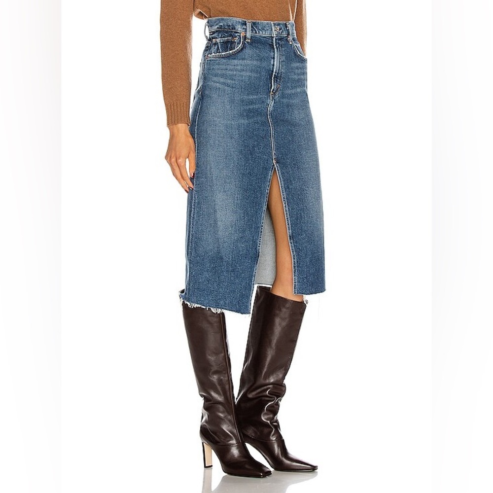 REVOLVE Denim Midi Skirt Women’s 26